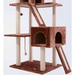 Frisco 72-in Large Base Faux Fur Cat Tree & Condo -Pet Supplies Discount Store 101809 PT4. AC SS1800 V1584452718