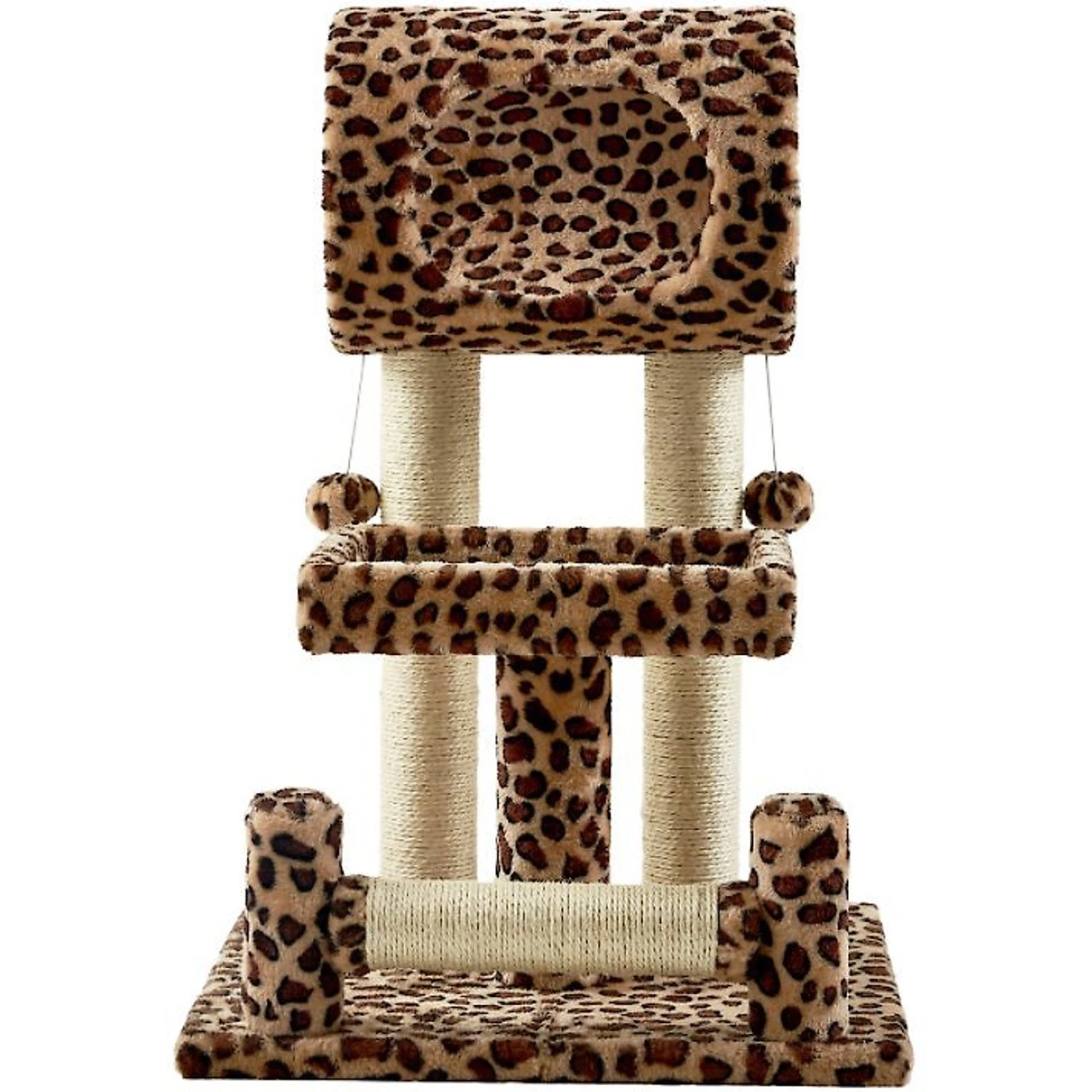 Frisco 28-in Faux Fur Cat Tree 7 Frisco 28-in Faux Fur Cat Tree - Image 5
