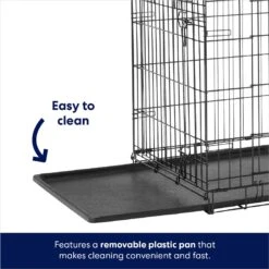 Frisco Heavy Duty Fold & Carry Double Door Collapsible Wire Dog Crate -Pet Supplies Discount Store 109789 PT3. AC SS1800 V1667228422