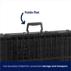 Frisco Heavy Duty Fold & Carry Double Door Collapsible Wire Dog Crate -Pet Supplies Discount Store 109789 PT5. AC SS1800 V1667228785