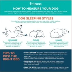 Frisco Round Bolster Cat & Dog Bed -Pet Supplies Discount Store 113290 PT3. AC SS1800 V1633990301