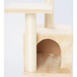 Frisco 28-in Faux Fur Cat Tree & Condo -Pet Supplies Discount Store 128073 PT3. AC SS1800 V1584452434