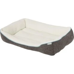 Frisco Sherpa Rectangular Bolster Dog Bed -Pet Supplies Discount Store 129483 PT2. AC SS1800 V1566334964