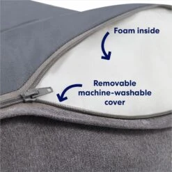 Frisco Plush Orthopedic Bolster Dog Bed W/Removable Cover -Pet Supplies Discount Store 129511 PT2. AC SS1800 V1700243664