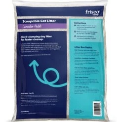 Frisco Lavender Fields Scented Clumping Clay Cat Litter, 40-lb Bag -Pet Supplies Discount Store 142651 PT2. AC SS1800 V1657655544
