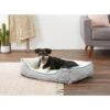 Frisco Sherpa Rectangular Bolster Cat & Dog Bed -Pet Supplies Discount Store 144851 MAIN. AC SS1800 V1568843576