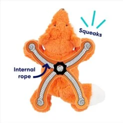 Frisco Fox Plush With Inside Rope Squeaky Dog Toy 10 Frisco Fox Plush With Inside Rope Squeaky Dog Toy -Pet Supplies Discount Store 147065 PT2. AC SS1800 V1692019954