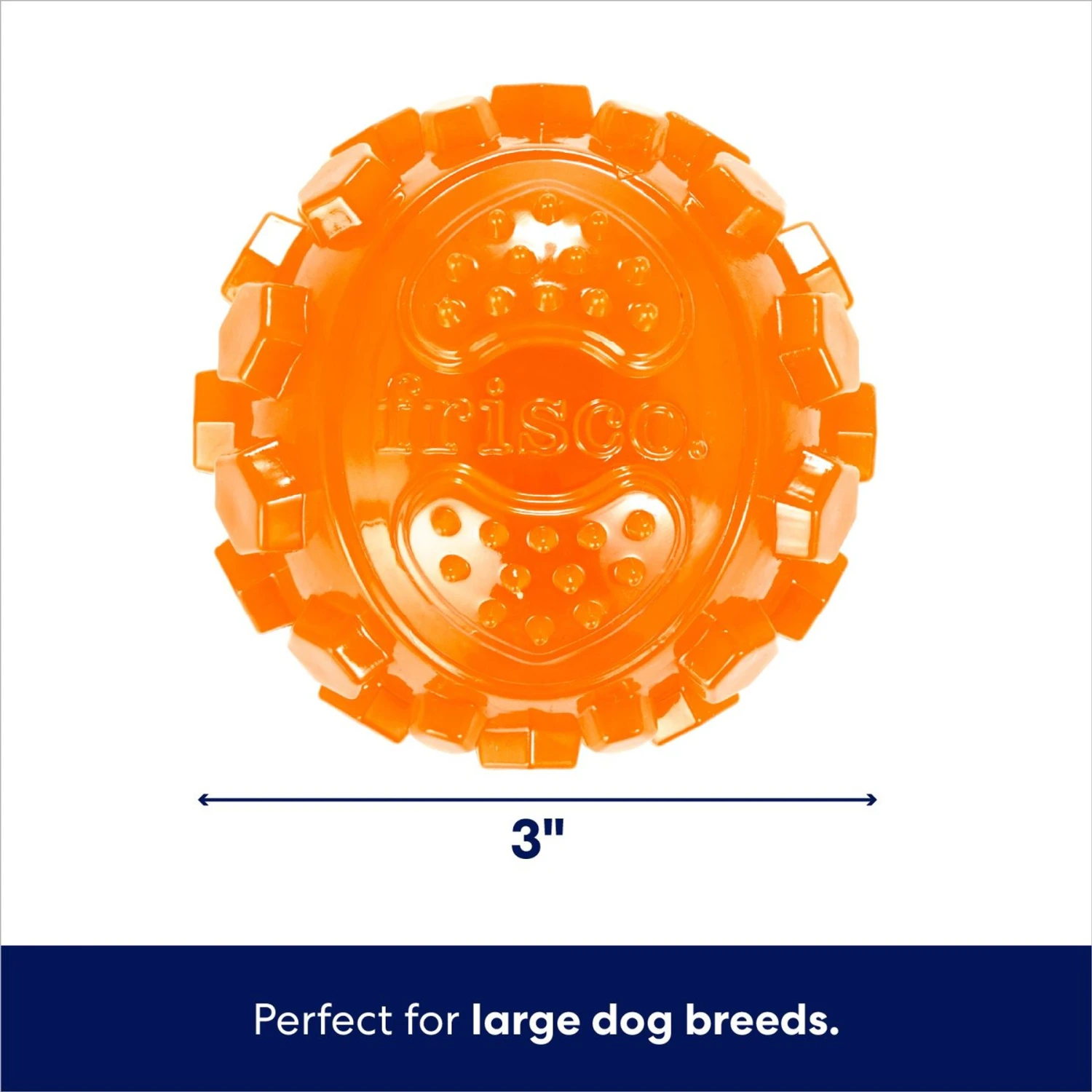 Frisco Fetch Squeaky TPR Ball Dog Toy 4 Frisco Fetch Squeaky TPR Ball Dog Toy - Image 2