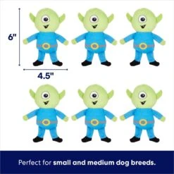 Frisco Flying Saucer & Aliens Hide & Seek Puzzle Plush Squeaky Dog Toy -Pet Supplies Discount Store 152812 PT2. AC SS1800 V1691776643