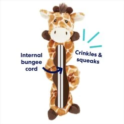 Frisco Giraffe Bungee Plush Squeaky Dog Toy -Pet Supplies Discount Store 152822 PT2. AC SS1800 V1686579683