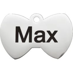 Frisco Stainless Steel Personalized Dog & Cat ID Tag, Bow Tie -Pet Supplies Discount Store 152997 PT2. AC SS1800 V1548964668