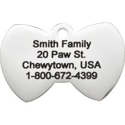Frisco Stainless Steel Personalized Dog & Cat ID Tag, Bow Tie -Pet Supplies Discount Store 152997 PT3. AC SS1800 V1548964672