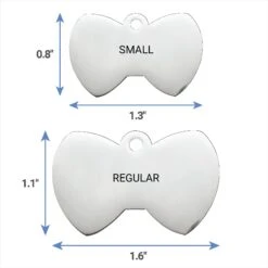 Frisco Stainless Steel Personalized Dog & Cat ID Tag, Bow Tie -Pet Supplies Discount Store 152997 PT6. AC SS1800 V1540562105