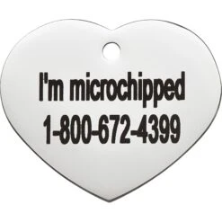 Frisco Personalized Dog & Cat ID Tag, Heart -Pet Supplies Discount Store 153006 PT4. AC SS1800 V1548964756