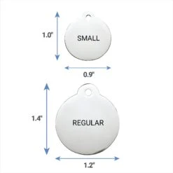 Frisco Personalized Dog & Cat Tag, Round 15 Frisco Personalized Dog & Cat Tag, Round -Pet Supplies Discount Store 153015 PT6. AC SS1800 V1541090222