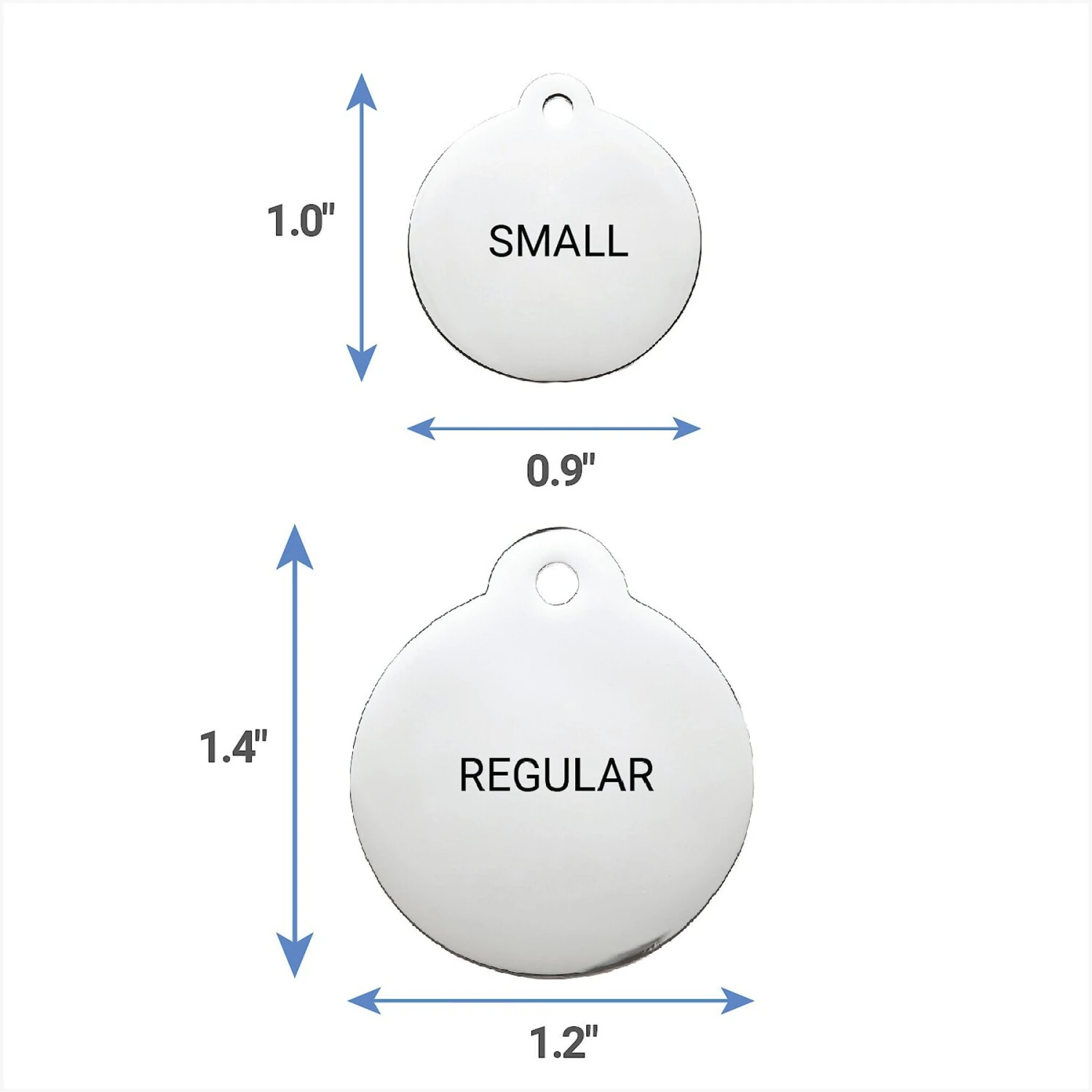 Frisco Personalized Dog & Cat Tag, Round 9 Frisco Personalized Dog & Cat Tag, Round - Image 7