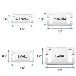 Frisco Stainless Steel Slide-On Personalized Dog & Cat Tag, Open Design -Pet Supplies Discount Store 153050 PT5. AC SS1800 V1644016281