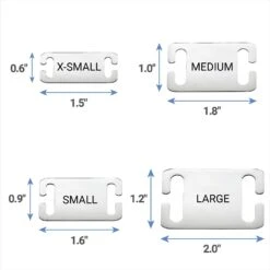 Frisco Stainless Steel Slide-On Personalized Dog & Cat Tag, Open Design -Pet Supplies Discount Store 153050 PT6. AC SS1800 V1540560189