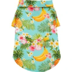 Frisco Pineapple Hawaiian Camp Dog & Cat Shirt -Pet Supplies Discount Store 153596 PT4. AC SS1800 V1673304454