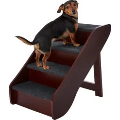 Frisco Deluxe Foldable Wooden Carpeted Cat & Dog Stairs -Pet Supplies Discount Store 156781 PT4. AC SS1800 V1569621467