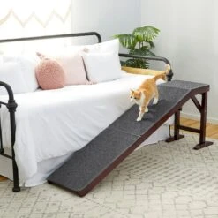 Frisco Deluxe Wooden Carpeted Cat & Dog Ramp -Pet Supplies Discount Store 156784 PT4. AC SS1800 V1579102085