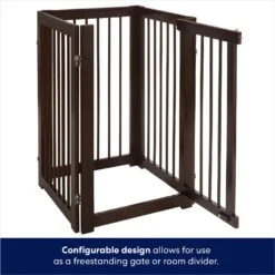 Frisco Deluxe Configurable 4-Panel Wood Dog Gate -Pet Supplies Discount Store 156793 PT5. AC SS1800 V1671203001