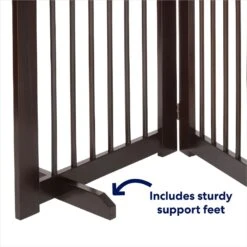 Frisco Deluxe Configurable 4-Panel Wood Dog Gate -Pet Supplies Discount Store 156793 PT6. AC SS1800 V1666119641