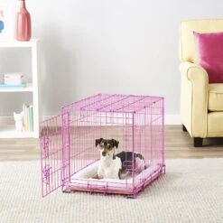 Frisco Fold & Carry Single Door Collapsible Wire Dog Crate, Pink 15 Frisco Fold & Carry Single Door Collapsible Wire Dog Crate, Pink -Pet Supplies Discount Store 160806 PT6. AC SS1800 V1561066044