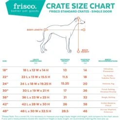 Frisco Fold & Carry Single Door Collapsible Wire Dog Crate -Pet Supplies Discount Store 160808 PT2. AC SS1800 V1568641021