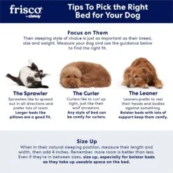 Frisco Quilted Orthopedic Pillow Cat & Dog Bed W/Removable Cover -Pet Supplies Discount Store 165196 PT7. AC SS1800 V1668203950