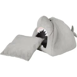 Frisco Novelty Shark Covered Cat & Dog Bed -Pet Supplies Discount Store 165339 PT2. AC SS1800 V1568211433