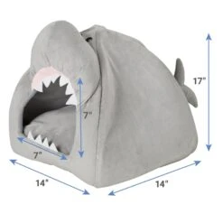 Frisco Novelty Shark Covered Cat & Dog Bed -Pet Supplies Discount Store 165339 PT3. AC SS1800 V1627580569
