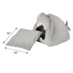 Frisco Novelty Shark Covered Cat & Dog Bed -Pet Supplies Discount Store 165339 PT4. AC SS1800 V1627578397