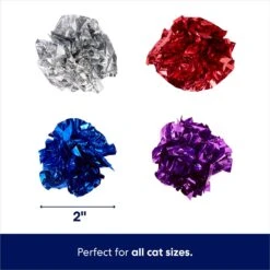 Frisco Colorful Crinkle Ball Cat Toy -Pet Supplies Discount Store 166330 PT1. AC SS1800 V1686579687