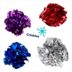 Frisco Colorful Crinkle Ball Cat Toy -Pet Supplies Discount Store 166330 PT2. AC SS1800 V1686579202