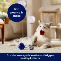 Frisco Colorful Crinkle Ball Cat Toy -Pet Supplies Discount Store 166330 PT5. AC SS1800 V1691784248
