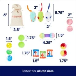 Frisco Plush, Teaser, Ball & Tunnel Variety Pack Cat Toy With Catnip 11 Frisco Plush, Teaser, Ball & Tunnel Variety Pack Cat Toy With Catnip -Pet Supplies Discount Store 169688 PT3. AC SS1800 V1692190912