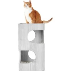 Frisco 28-in Modern Cat Tree & Condo -Pet Supplies Discount Store 177899 PT4. AC SS1800 V1584453174