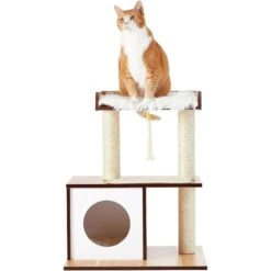 Frisco 28.5-in Modern Cat Tree & Condo -Pet Supplies Discount Store 177907 PT4. AC SS1800 V1584453118