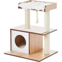 Frisco 28.5-in Modern Cat Tree & Condo -Pet Supplies Discount Store 177907 PT5. AC SS1800 V1584453388
