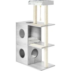 Frisco 52-in Modern Cat Tree & Condo -Pet Supplies Discount Store 177911 PT6. AC SS1800 V1584453526