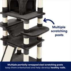 Frisco 68-in Faux Fur Cat Tree & Condo 13 Frisco 68-in Faux Fur Cat Tree & Condo -Pet Supplies Discount Store 180384 PT4. AC SS1800 V1669908645