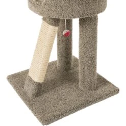 Frisco 24-in Real Carpet Cat Scratching Perch With Toy -Pet Supplies Discount Store 208960 PT4. AC SS1800 V1589221657