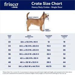 Frisco Heavy Duty Single Door Wire Dog Crate 11 Frisco Heavy Duty Single Door Wire Dog Crate -Pet Supplies Discount Store 210677 PT2. AC SS1800 V1667859376