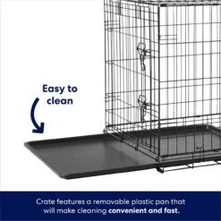 Frisco Fold & Carry Single Door Collapsible Wire Dog Crate & Mat Kit -Pet Supplies Discount Store 212620 PT4. AC SS1800 V1667228975