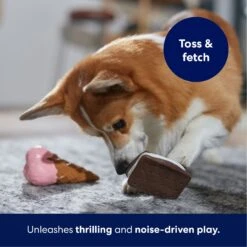 Frisco Ice Cream Sandwich & Ice Cream Cone Latex Squeaky Dog Toy -Pet Supplies Discount Store 213840 PT3. AC SS1800 V1695242030