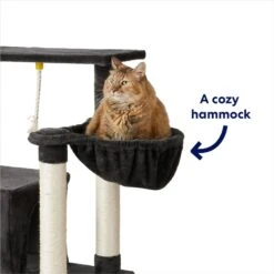 Frisco 66-in Cat Tree With Bed, Condo, Lounge Basket & Top Perch -Pet Supplies Discount Store 214381 PT2. AC SS1800 V1667229521