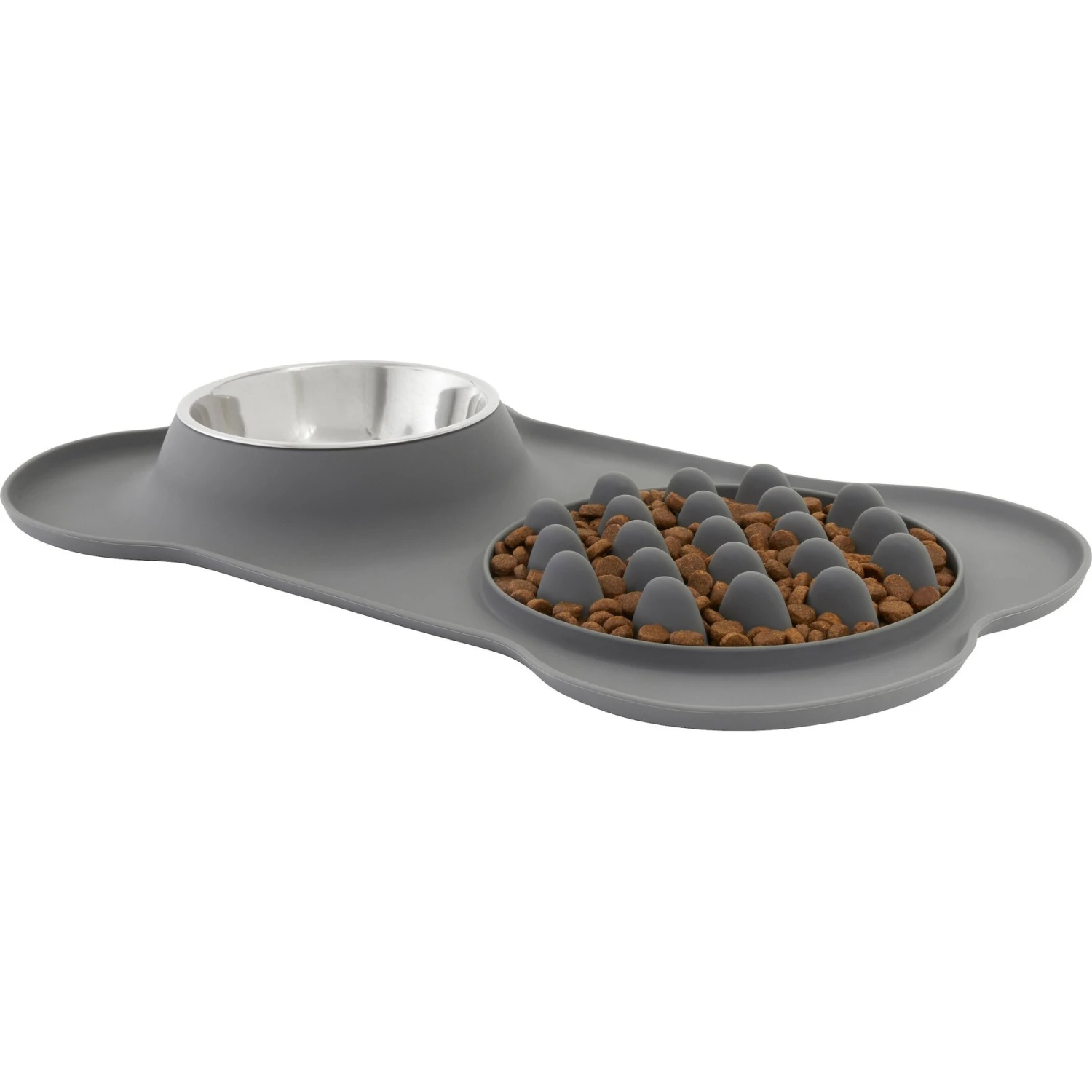 Frisco Silicone Slow Feeder Mat With Stainless Steel Bowl 5 Frisco Silicone Slow Feeder Mat With Stainless Steel Bowl - Image 3