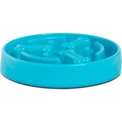 Frisco Bone Shaped Ridges Slow Feed Bowl -Pet Supplies Discount Store 216041 PT2. AC SS1800 V1591020673