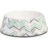 Frisco Chevron Brushed Melamine Bowl -Pet Supplies Discount Store 216059 MAIN. AC SS1800 V1591020991